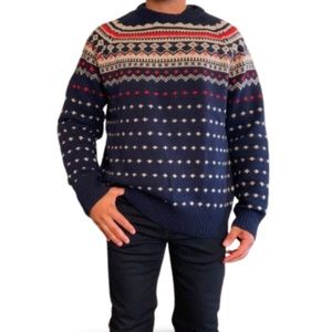 J. Crew Mens Fair Isle Sweater